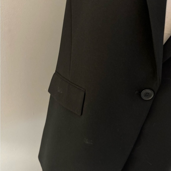 NWOT Zara Single Button Long Black Vest S - Picture 5 of 10